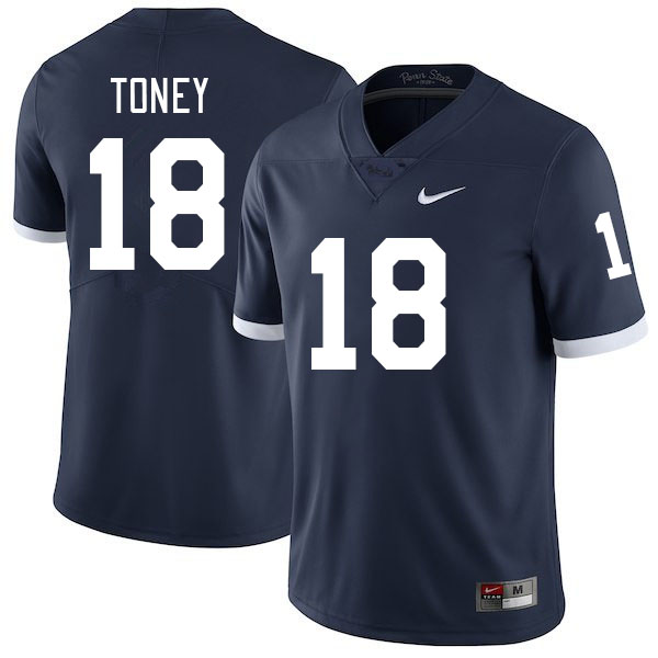 Penn State Nittany Lions #18 Shaka Toney College Football Jerseys Stitched Sale-Retro